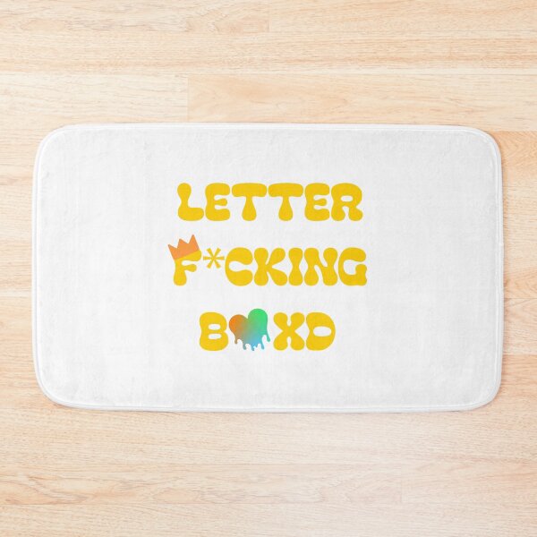 Item preview, Letter F*cking Boxd - Colorful Typography designed and sold by AMCshoppingg.