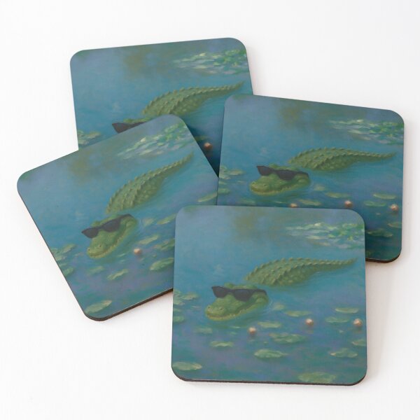 Item preview, monet crocodile designed and sold by sydfink.