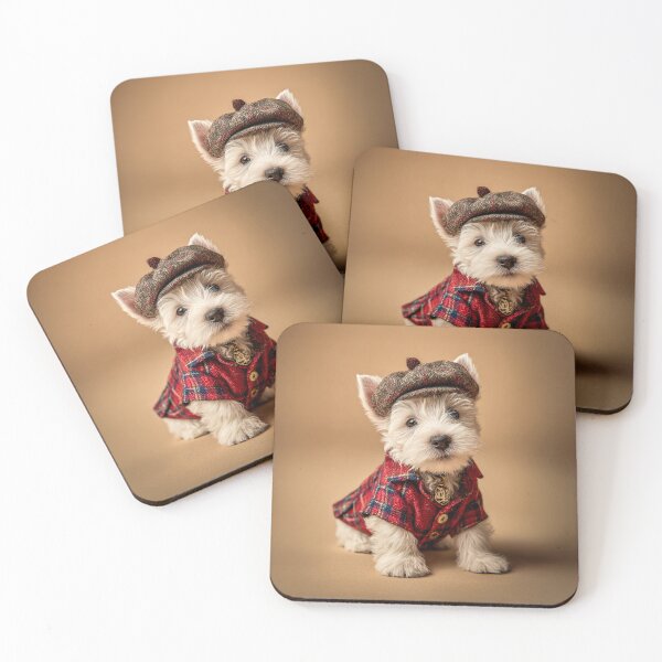 Item preview, Westie Puppy in Scottish Attire designed and sold by skibreck.