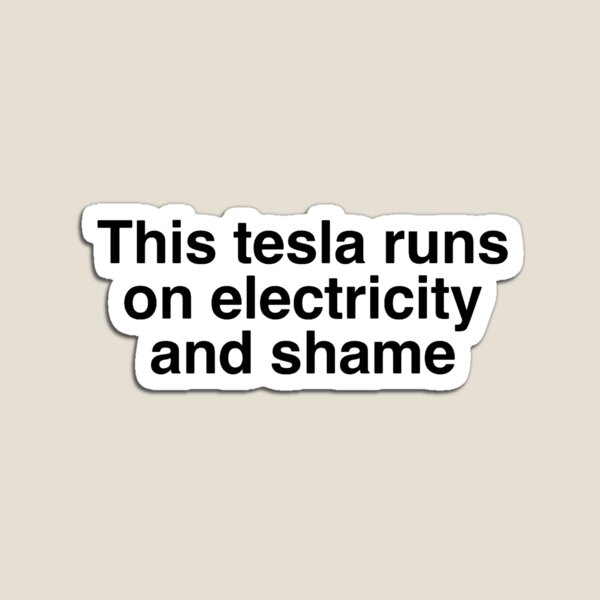 Item preview, Tesla bumper sticker  designed and sold by frozencoco.