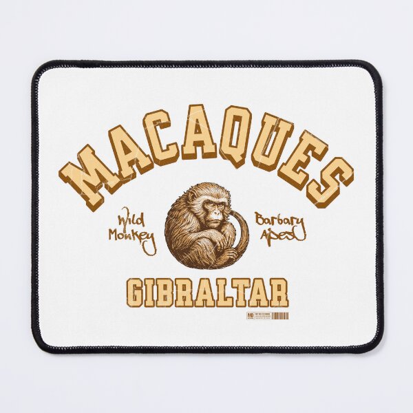 Item preview, wild Gibraltar monkeys designed and sold by Mafiadonar.