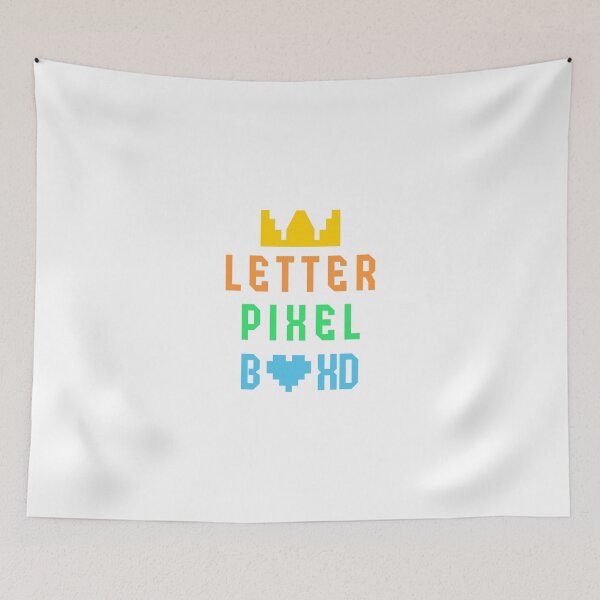 Item preview, Letter Pixel Boxd designed and sold by AMCshoppingg.