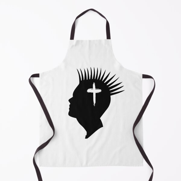 Item preview, Punk Rock Theologian mohawk icon designed and sold by Solid-Rock-Online.