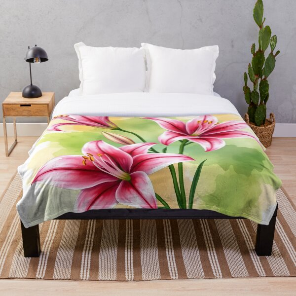 Item preview, Pink Lily Flower designed and sold by GraphicsClub.