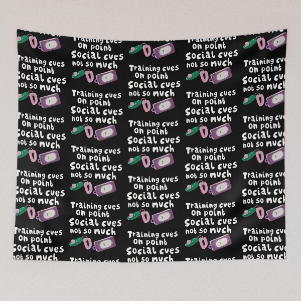 Item preview, Animal Trainer Training Cues On Point Social Cues Not So Much Funny Animal Trainer Design designed and sold by PrettylittlepastelUk.