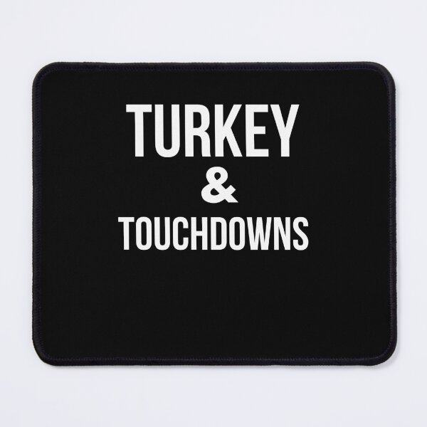 Item preview, Turkey and Touchdowns Turkey day Thanksgiving day football designed and sold by snowry.