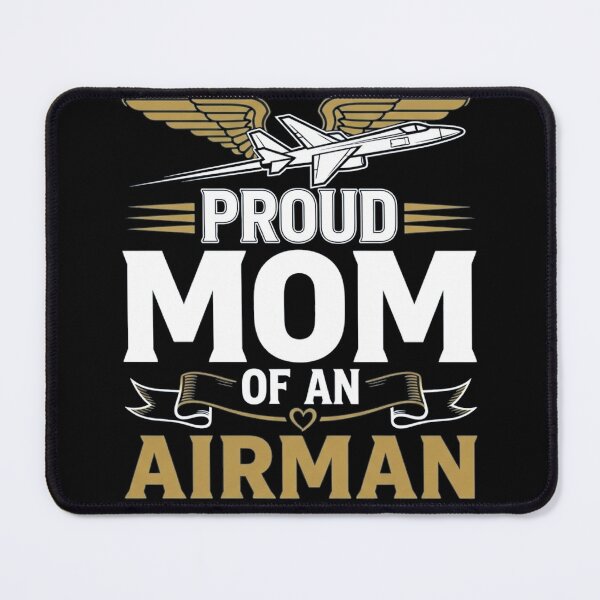 Item preview, Proud Mom of an Airman – U.S. Air Force Military Family Support designed and sold by LuxeGraphix.