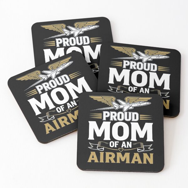 Item preview, Proud Mom of an Airman – U.S. Air Force Military Family Support designed and sold by LuxeGraphix.