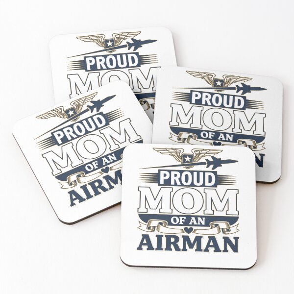 Item preview, Proud Mom of an Airman – U.S. Air Force Military Family Support designed and sold by LuxeGraphix.