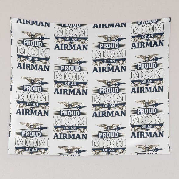 Item preview, Proud Mom of an Airman – U.S. Air Force Military Family Support designed and sold by LuxeGraphix.
