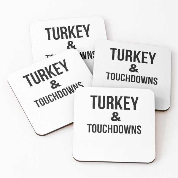 Item preview, Turkey and Touchdowns Thanksgiving Turkey day fall football designed and sold by snowry.