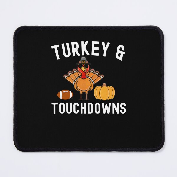 Item preview, Turkey & Touchdowns Thanksgiving Turkey day football fall designed and sold by snowry.