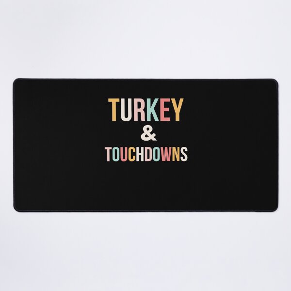 Item preview, Cute Turkey and Touchdowns Thanksgiving fall football designed and sold by snowry.