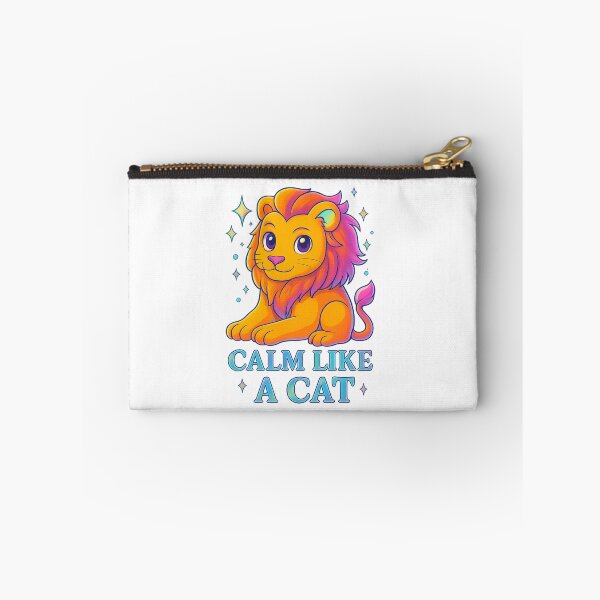 Item preview, Calma como un gato: Arte holográfico de león para la fuerza interior y la serenidad designed and sold by LittleCountess.