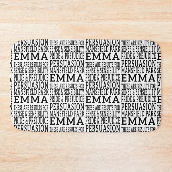 Item preview, Sense & Sensibility, Pride & Prejudice, Persuasion, Mansfield Park, Emma – Jane Austen Book Love designed and sold by LuxeGraphix.
