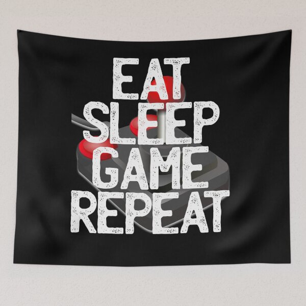 Item preview, Eat Sleep Game Repeat designed and sold by ChrisFeil.