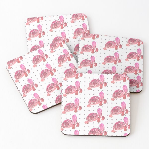 Item preview, Pink Turtle Pattern designed and sold by Yayilustra.