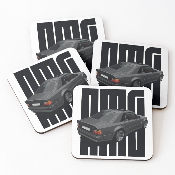Item preview, W124 AMG Retro German Coupe Performance Artwork designed and sold by Ride & Relive.