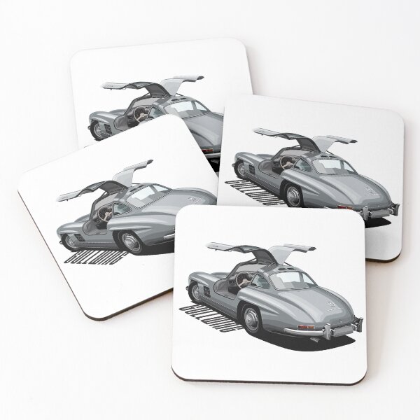 Item preview, W198 Vintage Silver Coupe with Gullwing Doors designed and sold by Ride & Relive.