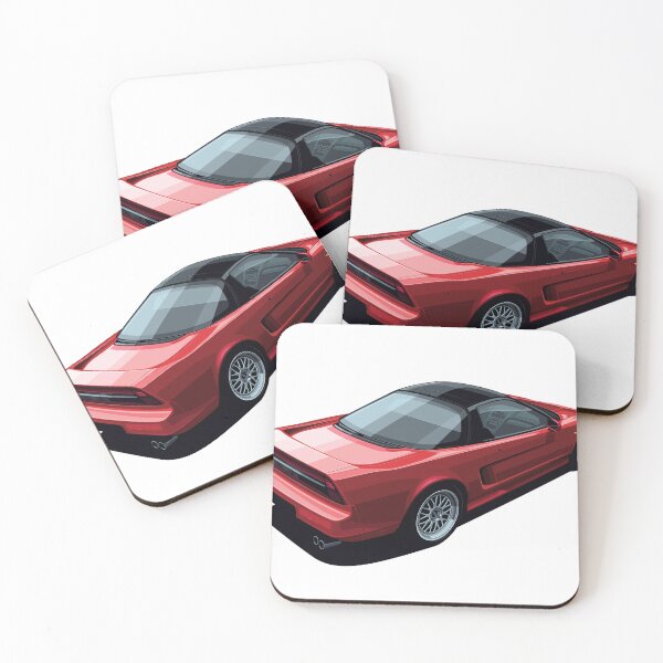 Item preview, NSX Red 90s Mid-Engine JDM Legend designed and sold by Ride & Relive.