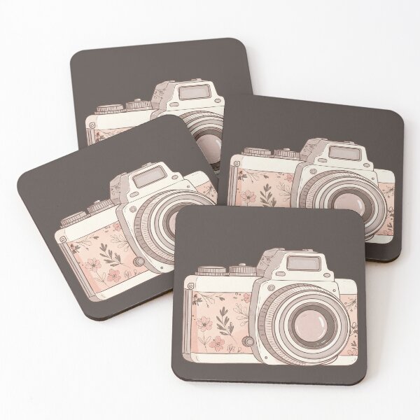 Item preview, vintage camera with flower designed and sold by obinsuma.