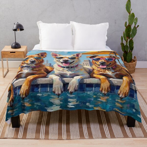 Item preview, Cool Pool Dogs designed and sold by Mary Spencer.