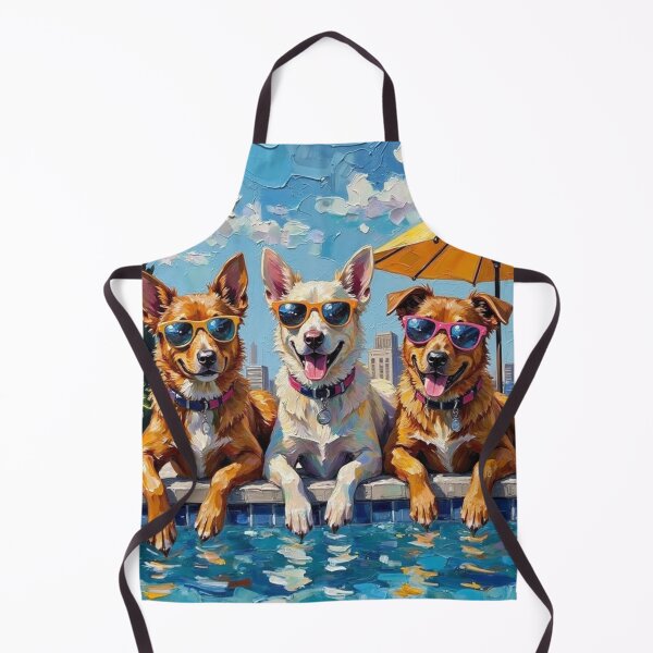 Item preview, Cool Pool Dogs designed and sold by Mary Spencer.