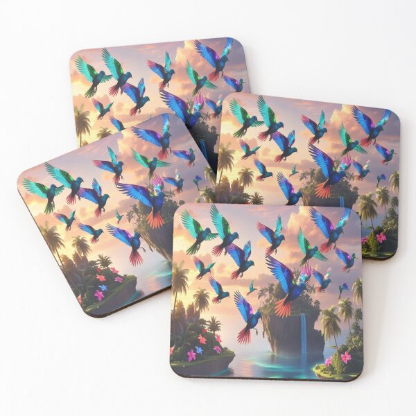 Item preview, Gemstone Birds Over Floating Paradise Sunset designed and sold by Max Store.