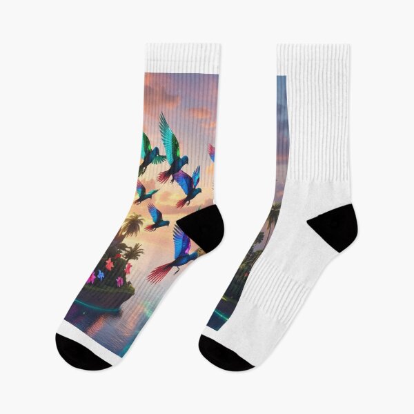 Item preview, Gemstone Birds Over Floating Paradise Sunset designed and sold by Max Store.