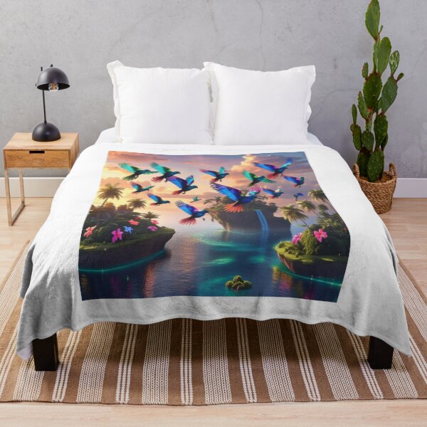 Item preview, Gemstone Birds Over Floating Paradise Sunset designed and sold by Max Store.