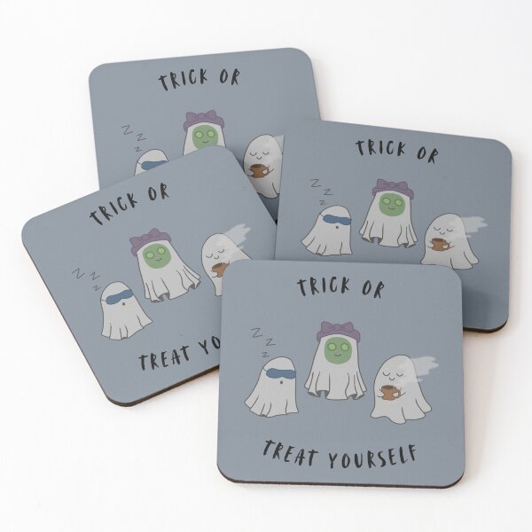 Item preview, Self care ghosts  designed and sold by meemeepumpkin.