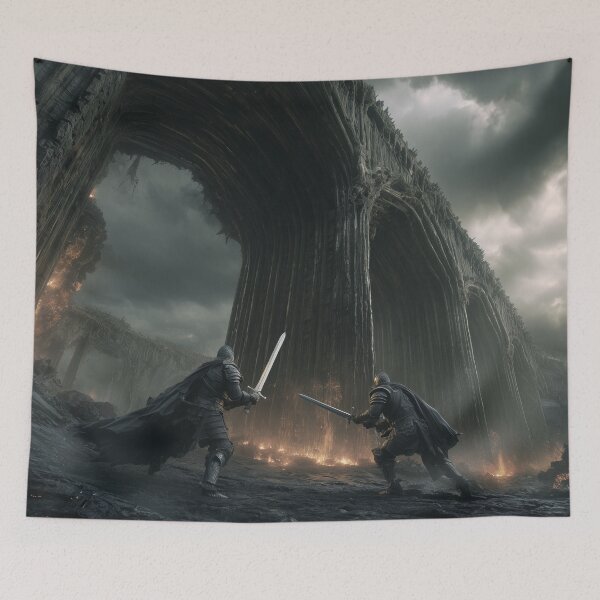 Item preview, Duel Beneath the Bone Bridge designed and sold by Rtymer.