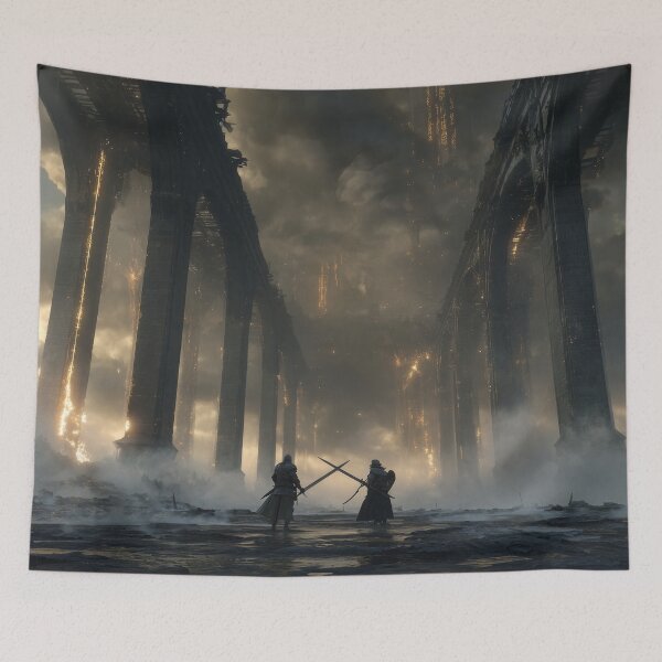 Item preview, Duel Beneath the Bone Bridge designed and sold by Rtymer.