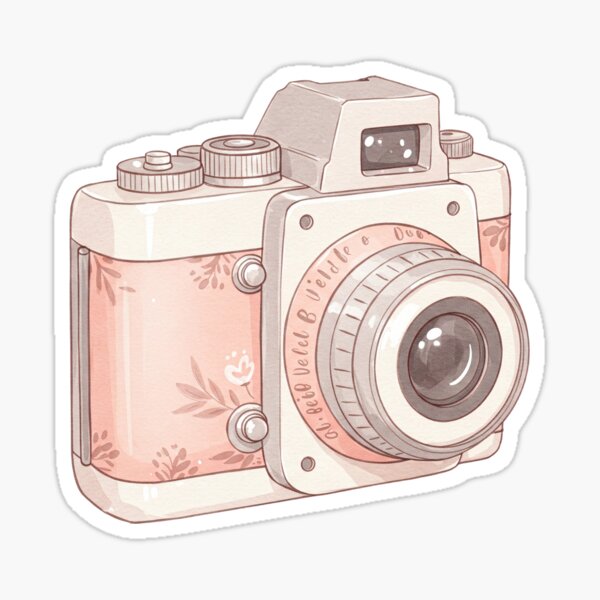 Item preview, vintage camera with flower designed and sold by obinsuma.