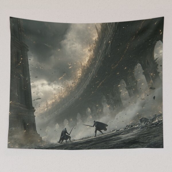 Item preview, Duel Beneath the Bone Bridge designed and sold by Rtymer.