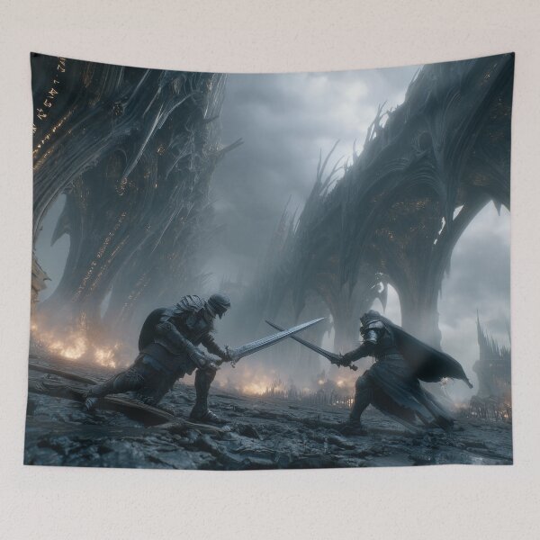 Item preview, Duel Beneath the Bone Bridge designed and sold by Rtymer.