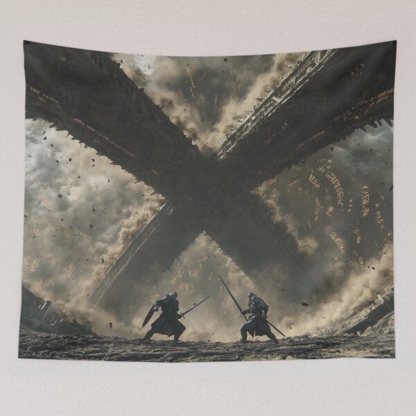Item preview, Duel Beneath the Bone Bridge designed and sold by Rtymer.