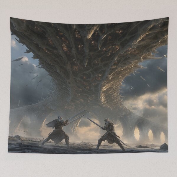 Item preview, Duel Beneath the Bone Bridge designed and sold by Rtymer.