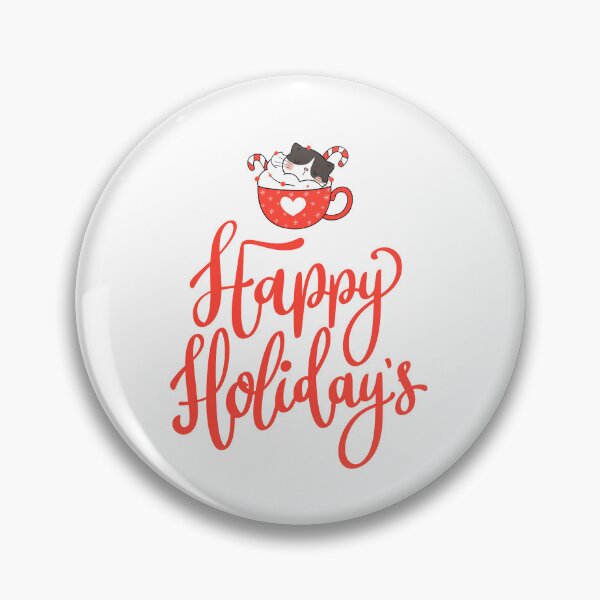 Item preview, Cute Christmas Cat In a Cup Happy Holiday's designed and sold by ChaosDesigns876.