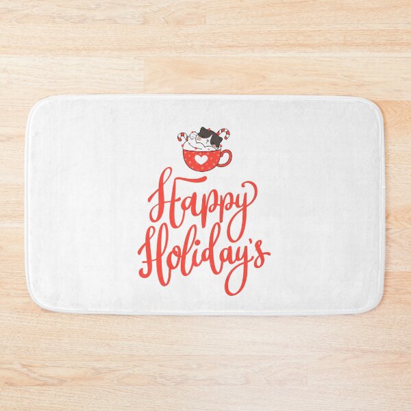 Item preview, Cute Christmas Cat In a Cup Happy Holiday's designed and sold by ChaosDesigns876.