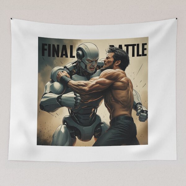 Item preview, Final Battle – Man vs. AI Robot Showdown designed and sold by smitke.