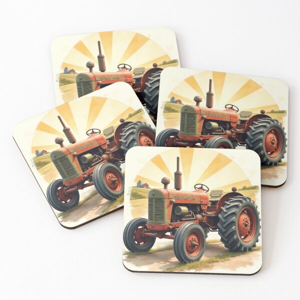 Item preview, Vintage Red Tractor designed and sold by rustyroofco.