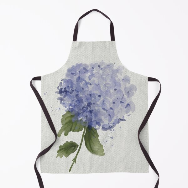 Item preview, Blue Watercolor Hydrangea Flower Illustration • Botanical Art Print designed and sold by Pragatee.