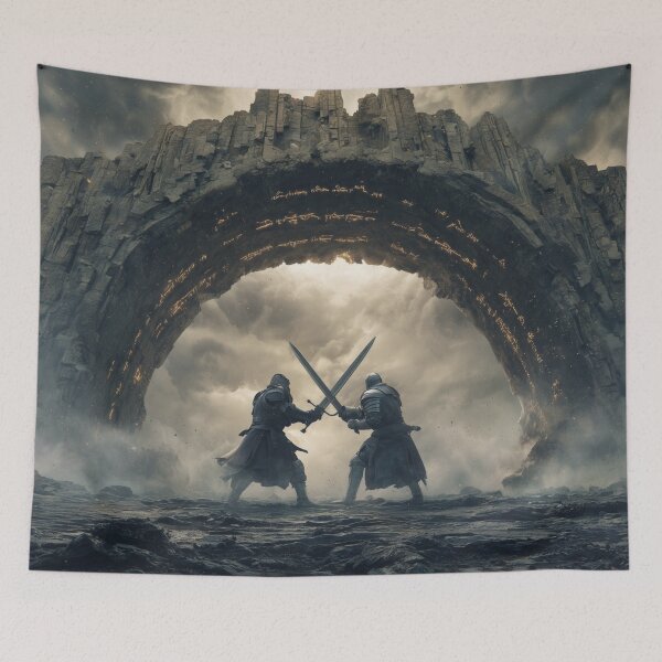Item preview, Duel Beneath the Bone Bridge designed and sold by Rtymer.
