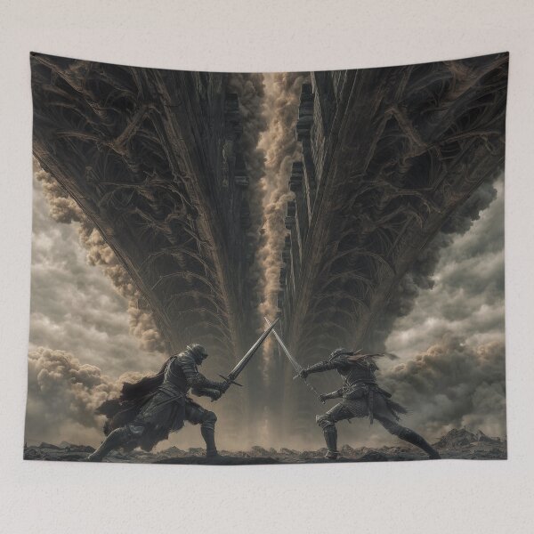 Item preview, Duel Beneath the Bone Bridge designed and sold by Rtymer.