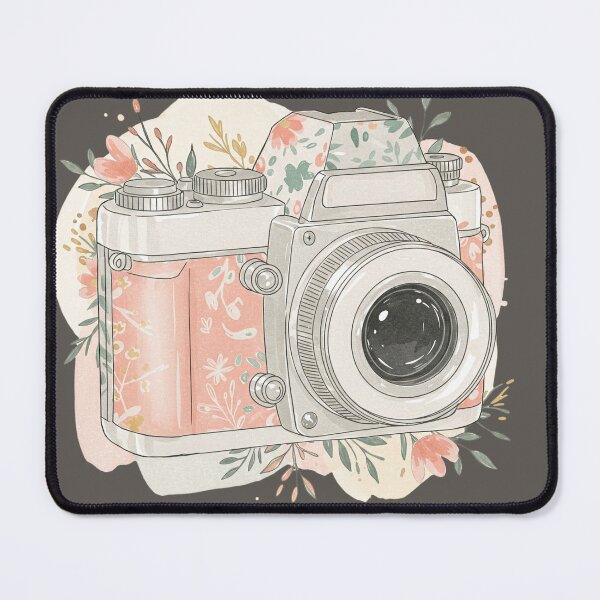 Item preview, vintage camera with flower designed and sold by obinsuma.