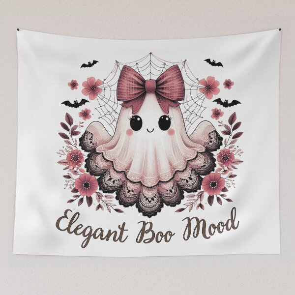 Item preview, Too Cute to Spook – Vintage Ghost Design designed and sold by SoftStyleStudio ⭐⭐⭐.