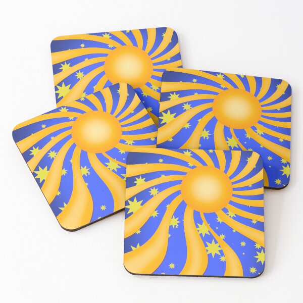 Item preview, Groovy Sun and Stars designed and sold by Wayne Young Arts.
