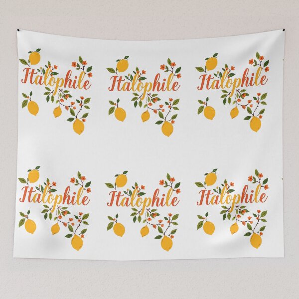 Item preview, Italophile Lemon Design – Italian Citrus Theme with Bright Mediterranean Colors designed and sold by EmeraldeaArt.