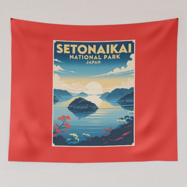 Item preview, Setonaikai National Park designed and sold by GoodOldVintage.